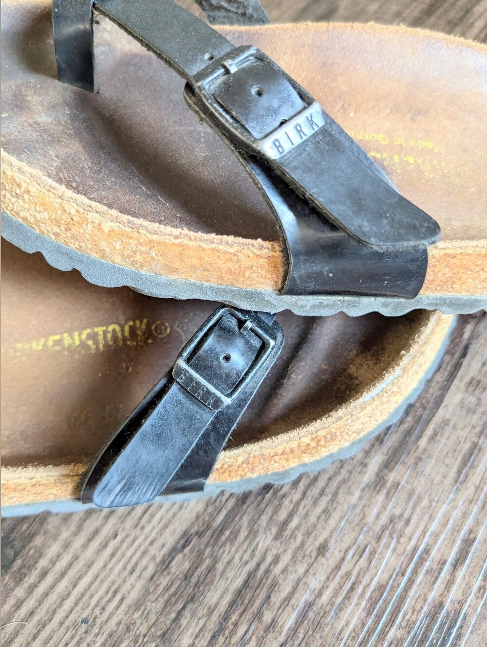 Birkenstock Mayari Black Birko-Flor Toe Loop Sandals EU 39 Women’s 8-8.5 Regular - Picture 10 of 13